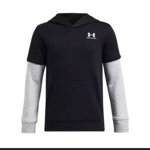 Under Armour Kids Black and Gray Hoodie